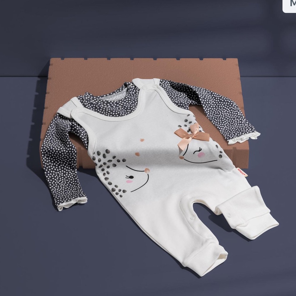 Eyelash Series- Long Sleeved Shirt and Brace Overall!